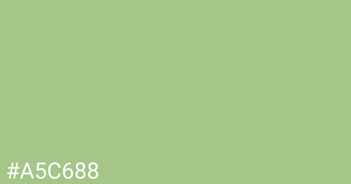 Hex color #a5c688 graphic