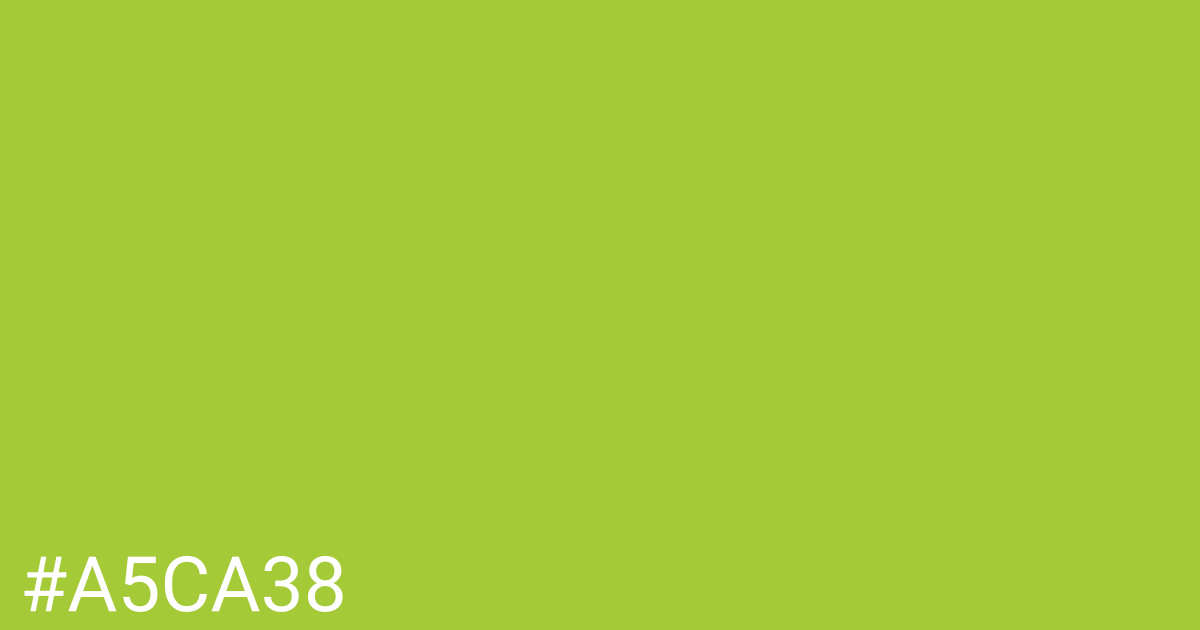 Hex color #a5ca38 graphic