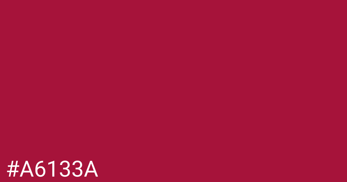 Hex color #a6133a graphic