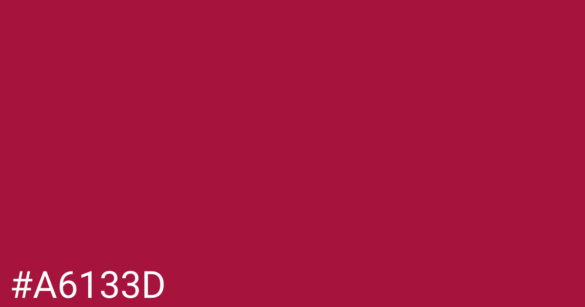 Hex color #a6133d graphic