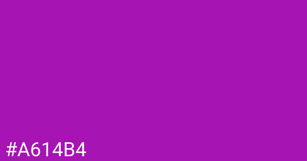 Hex color #a614b4 graphic