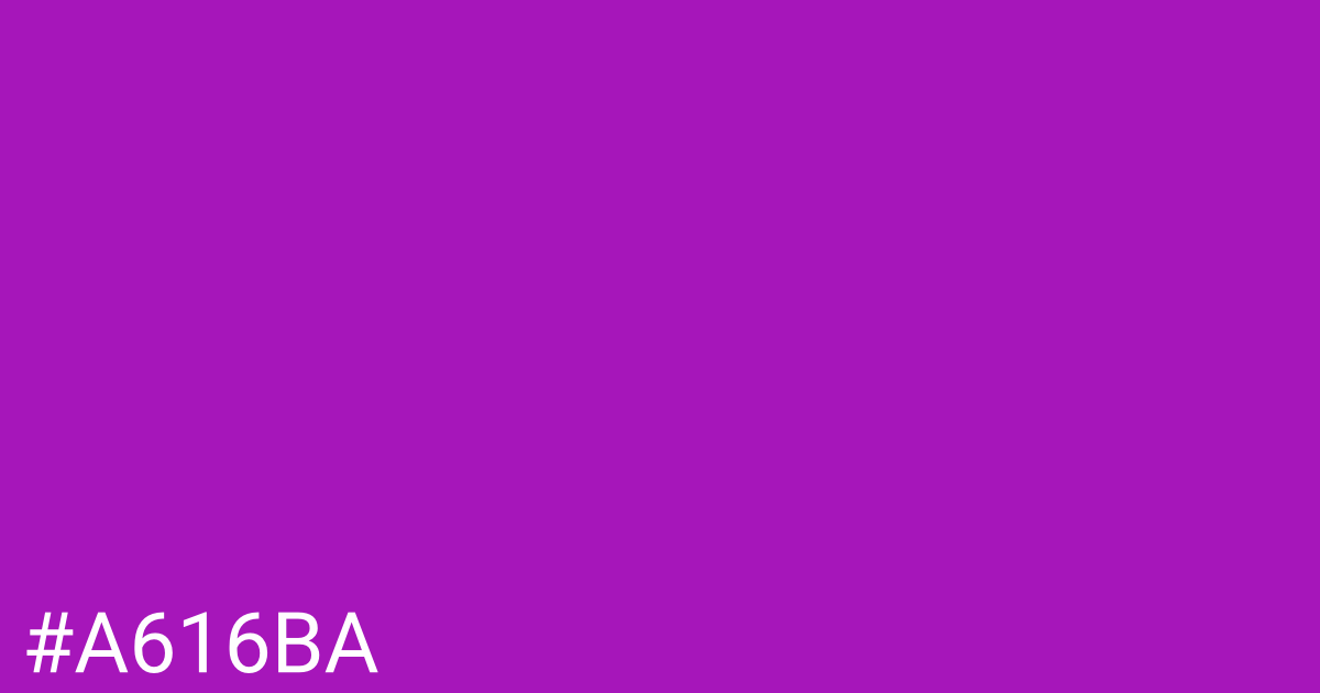 Hex color #a616ba graphic
