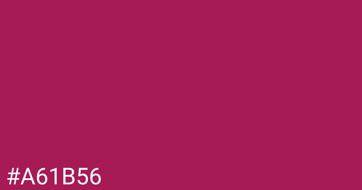 Hex color #a61b56 graphic