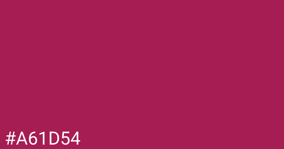 Hex color #a61d54 graphic