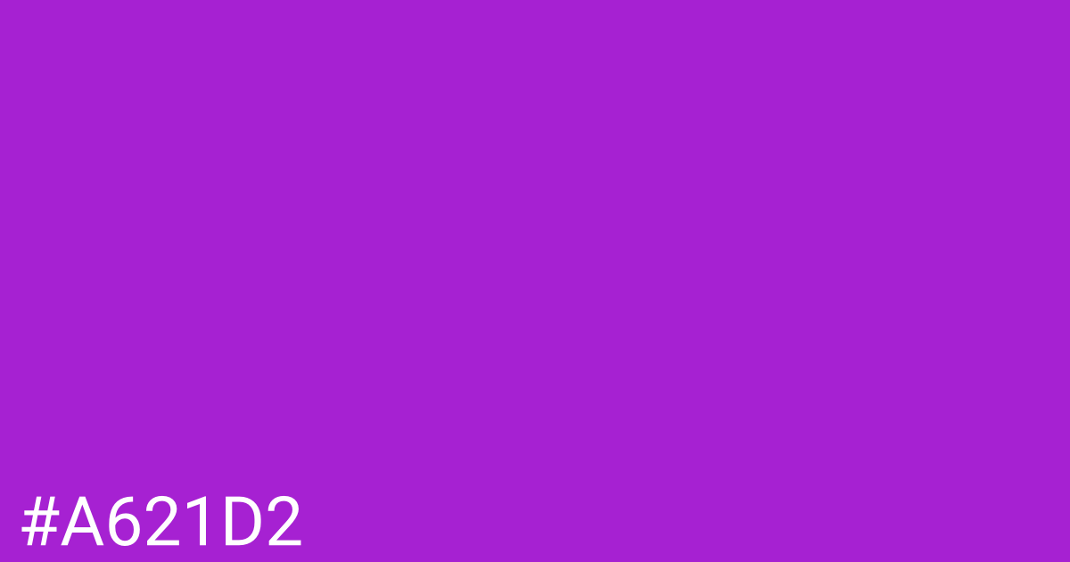 Hex color #a621d2 graphic