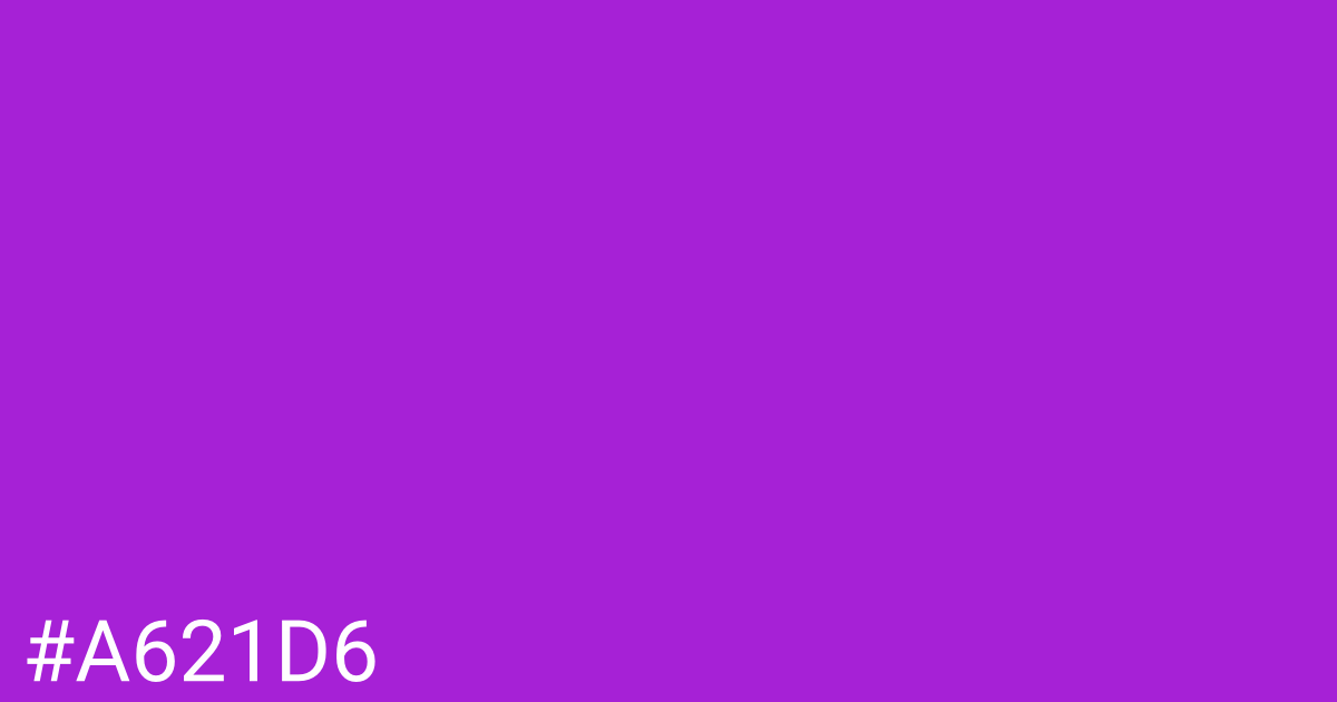 Hex color #a621d6 graphic