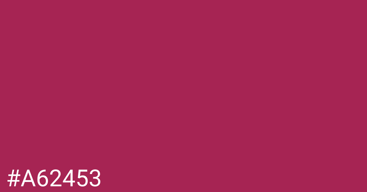 Hex color #a62453 graphic