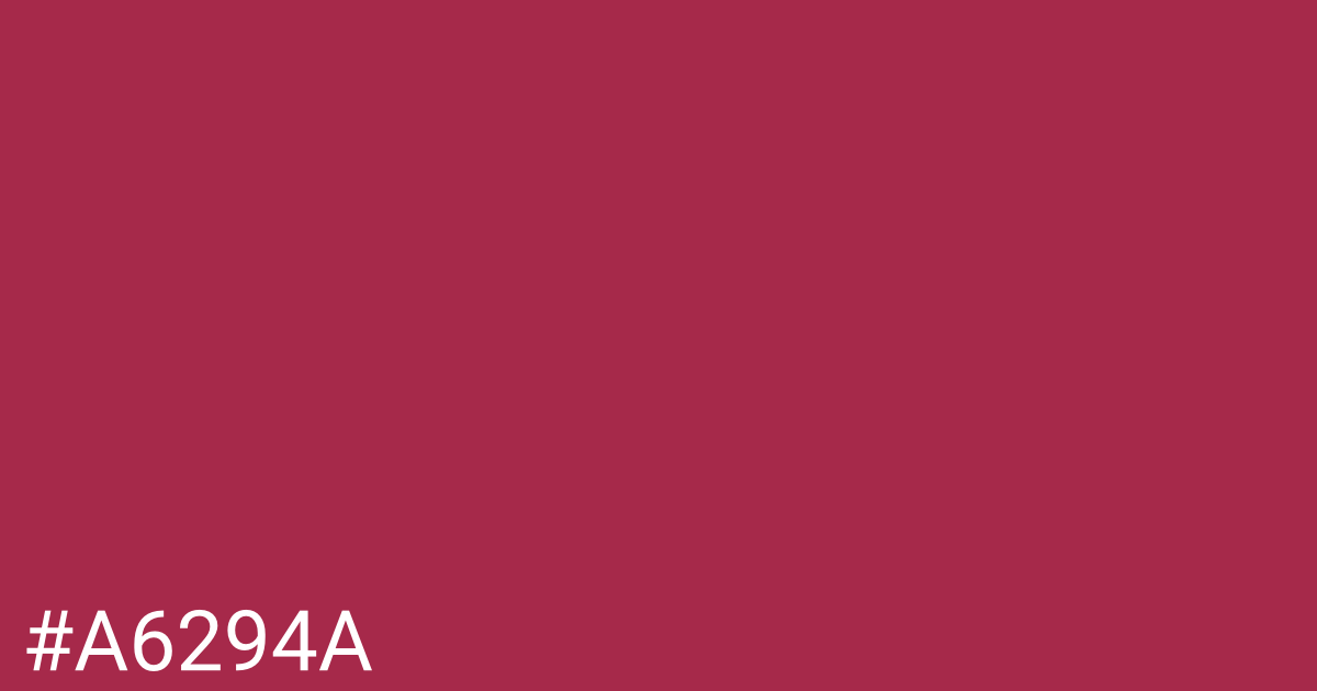 Hex color #a6294a graphic