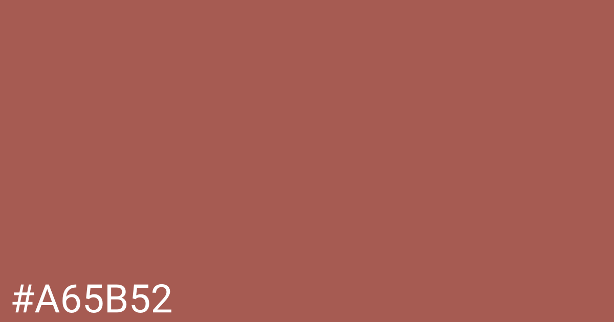 Hex color #a65b52 graphic