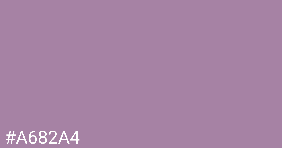 Hex color #a682a4 graphic