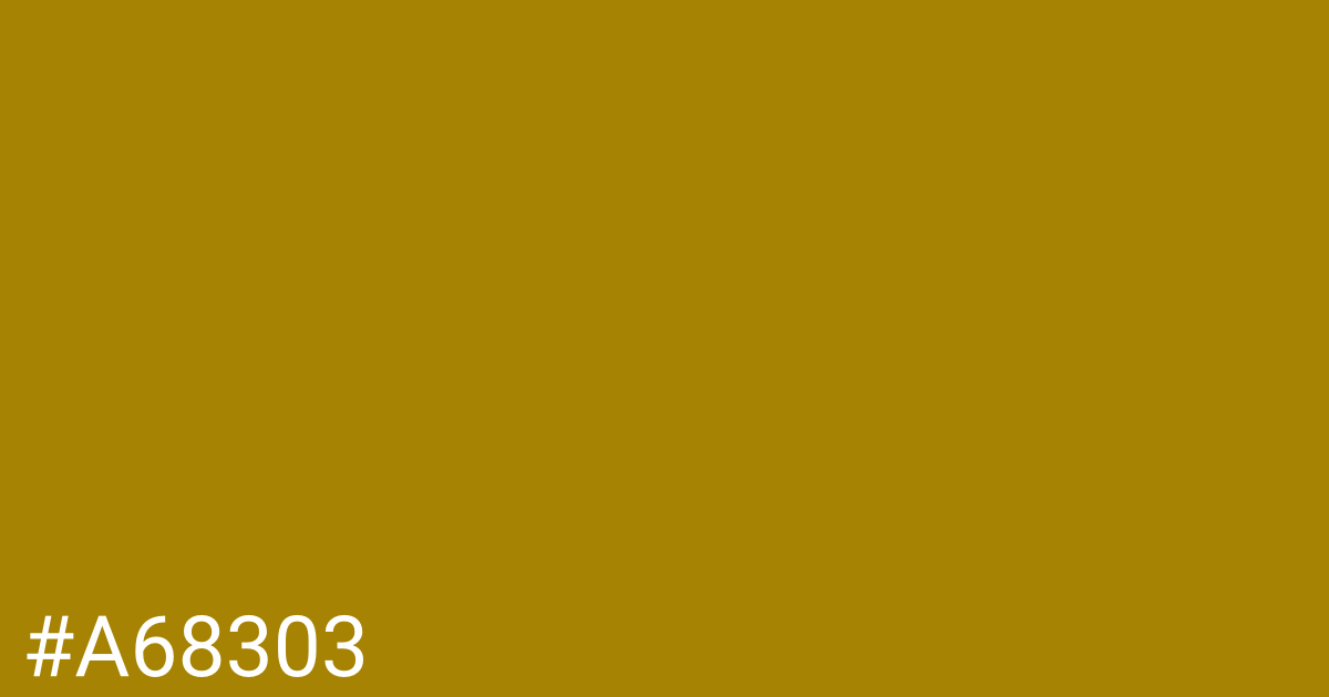 Hex color #a68303 graphic