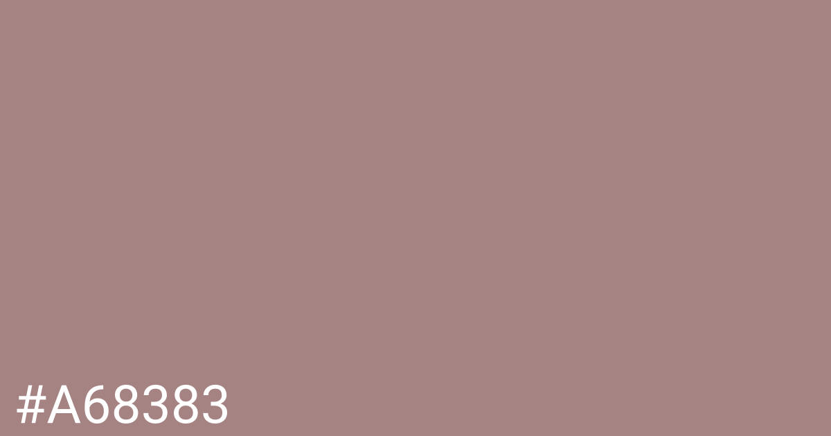 Hex color #a68383 graphic