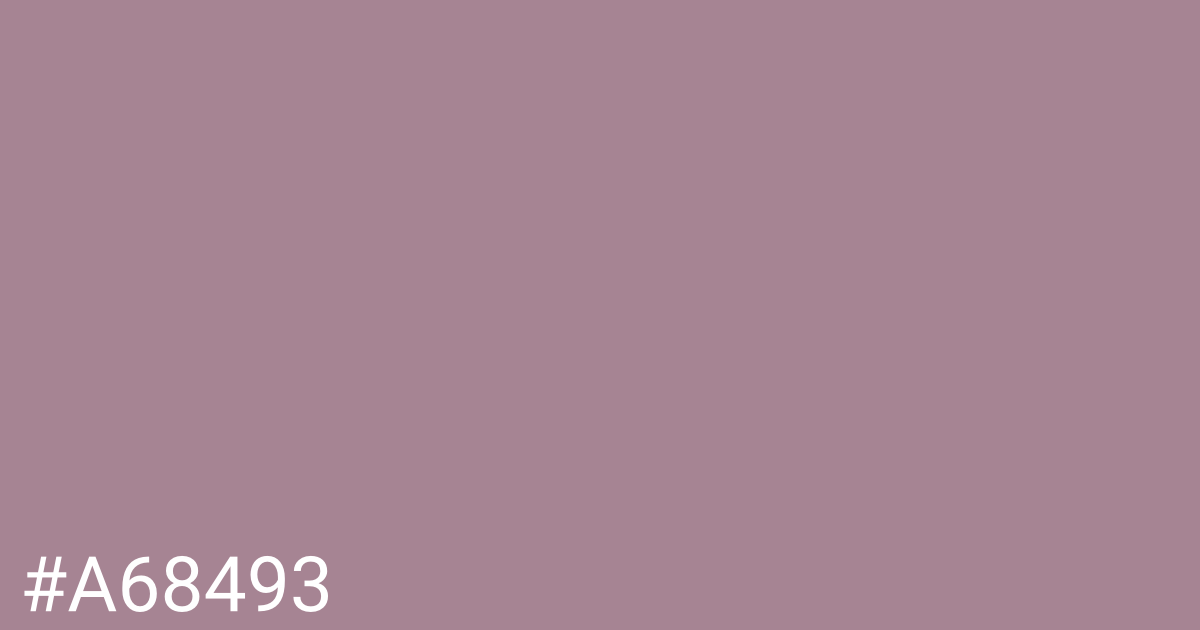 Hex color #a68493 graphic