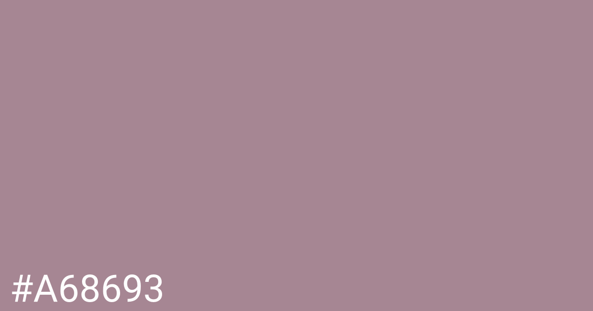 Hex color #a68693 graphic