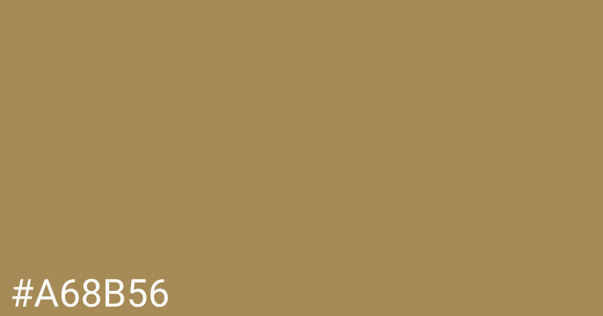 Hex color #a68b56 graphic