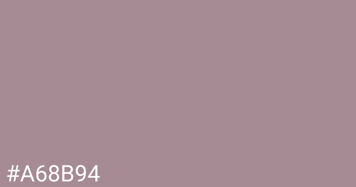 Hex color #a68b94 graphic