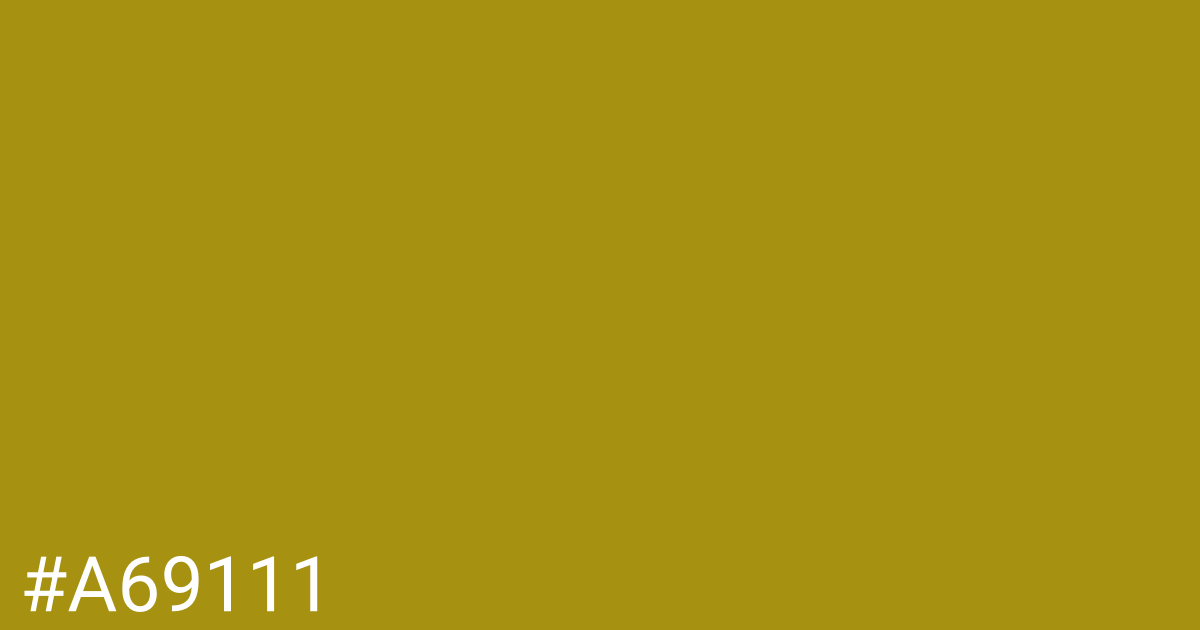Hex color #a69111 graphic