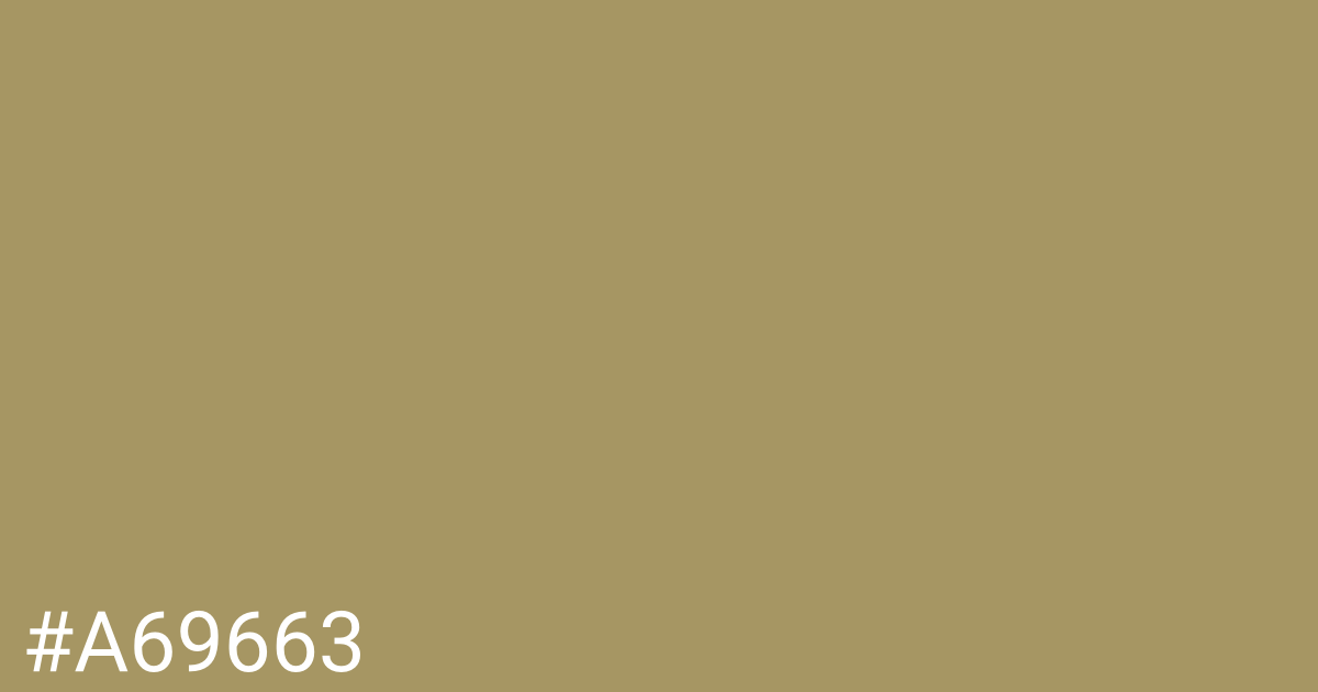 Hex color #a69663 graphic