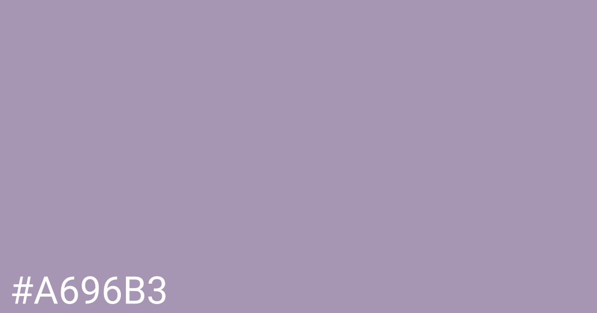 Hex color #a696b3 graphic