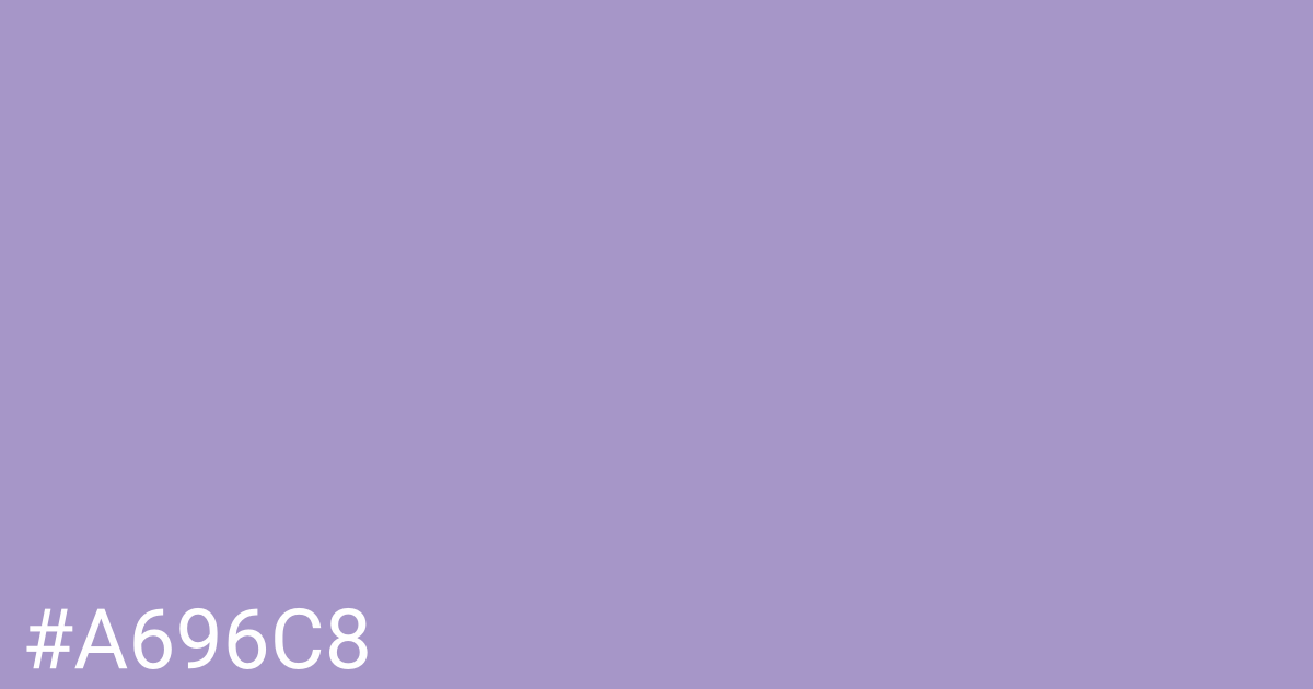 Hex color #a696c8 graphic