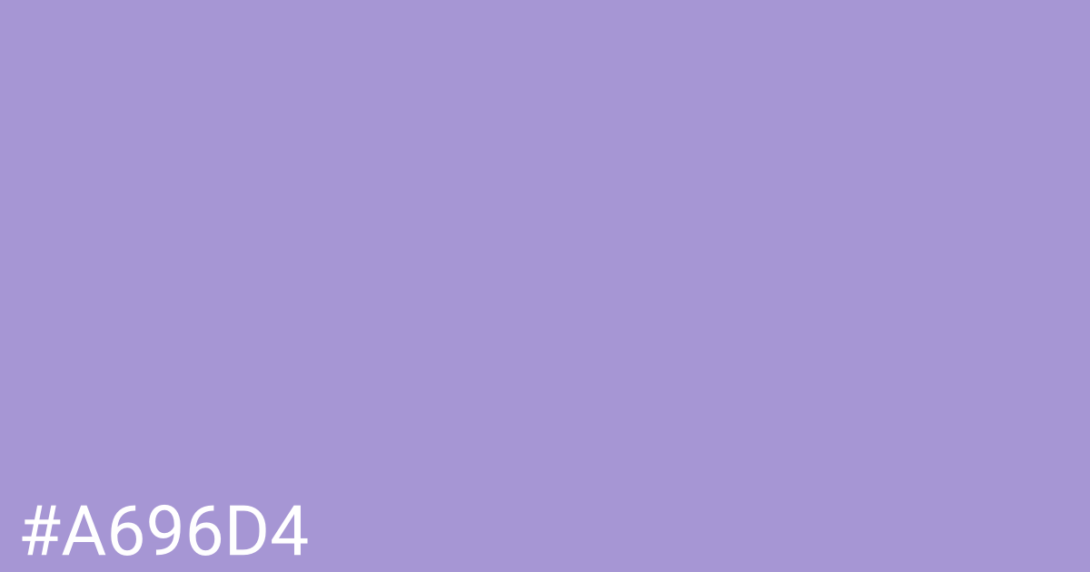 Hex color #a696d4 graphic