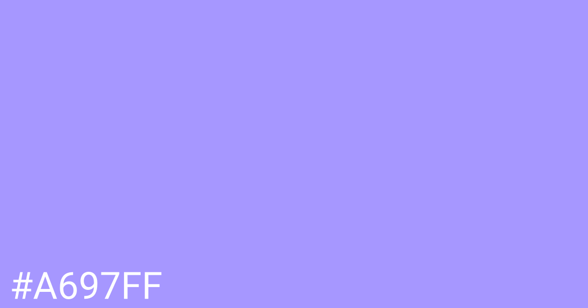 Hex color #a697ff graphic