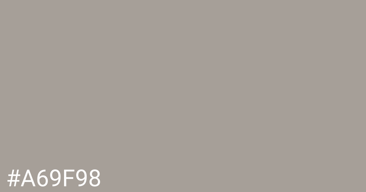 Hex color #a69f98 graphic