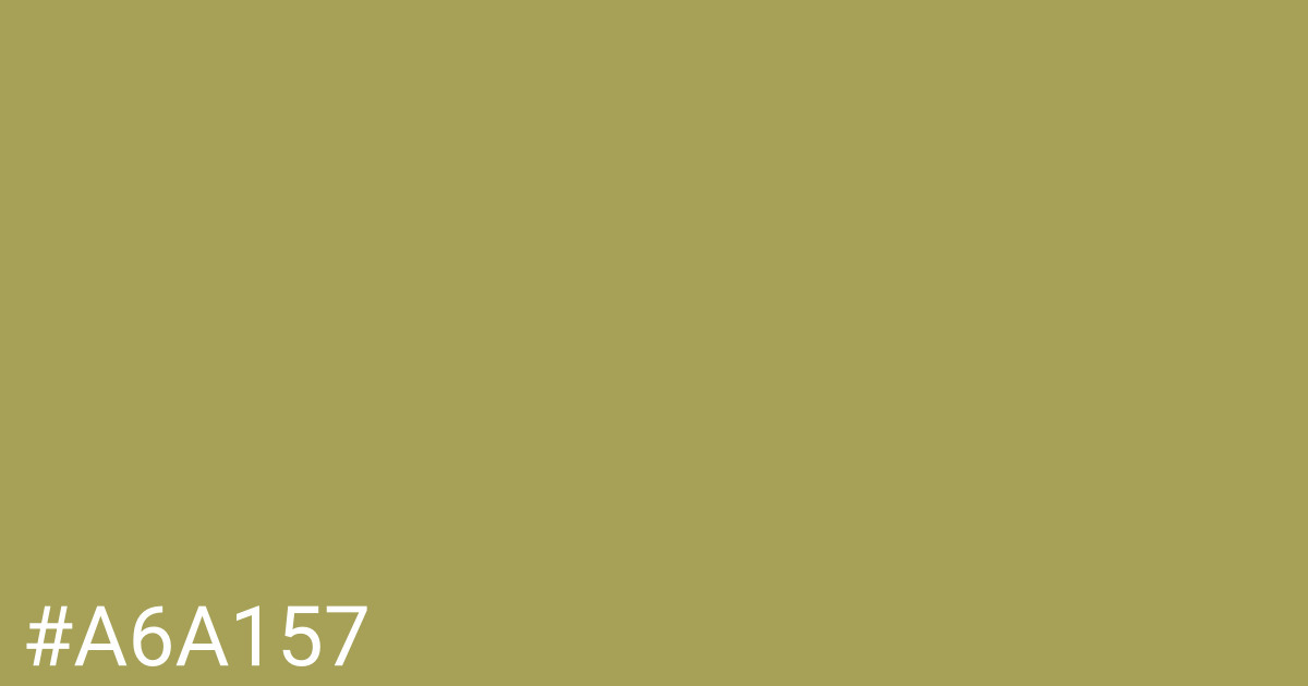 Hex color #a6a157 graphic
