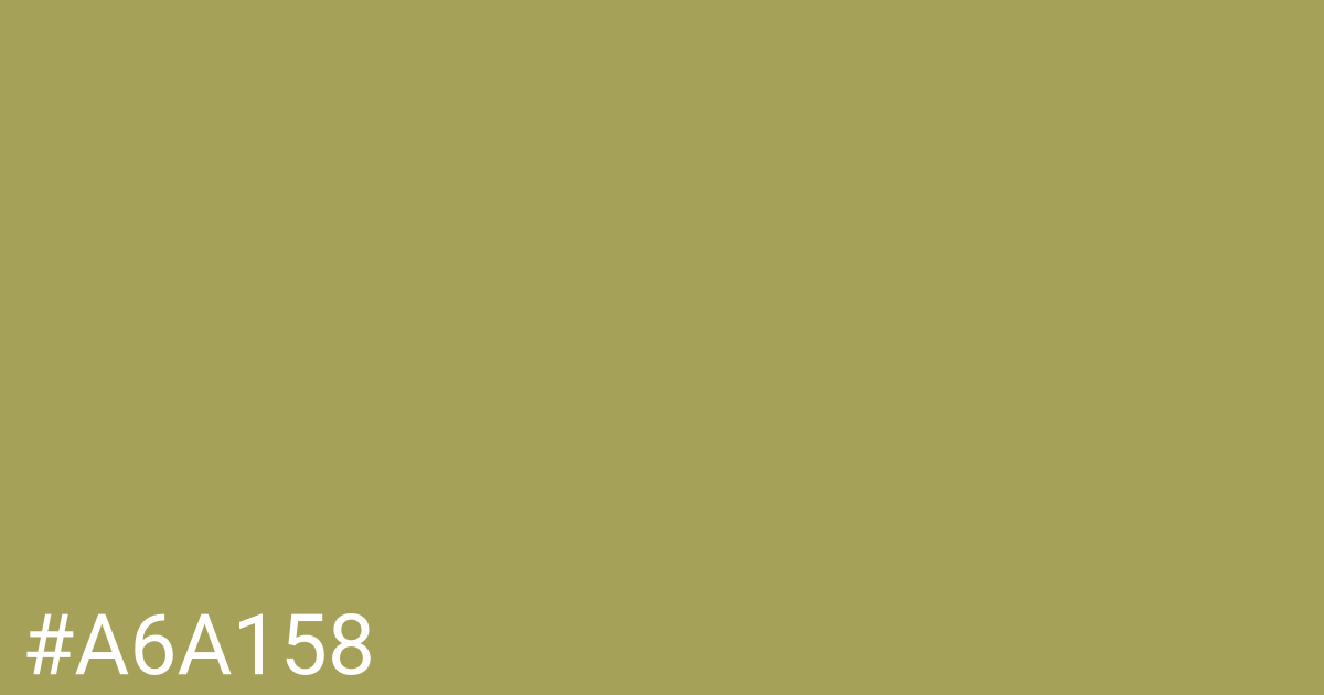 Hex color #a6a158 graphic