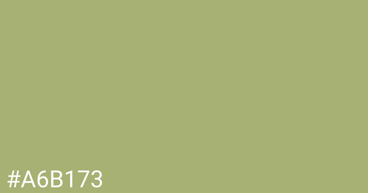 Hex color #a6b173 graphic