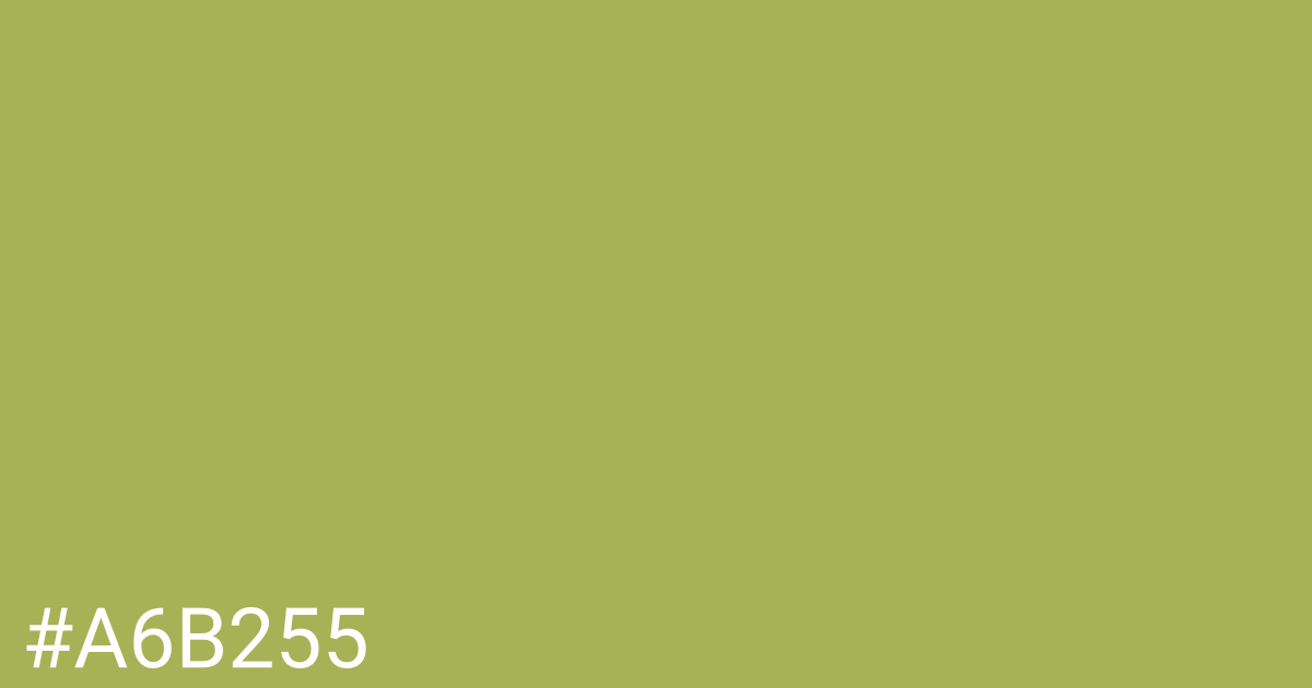 Hex color #a6b255 graphic