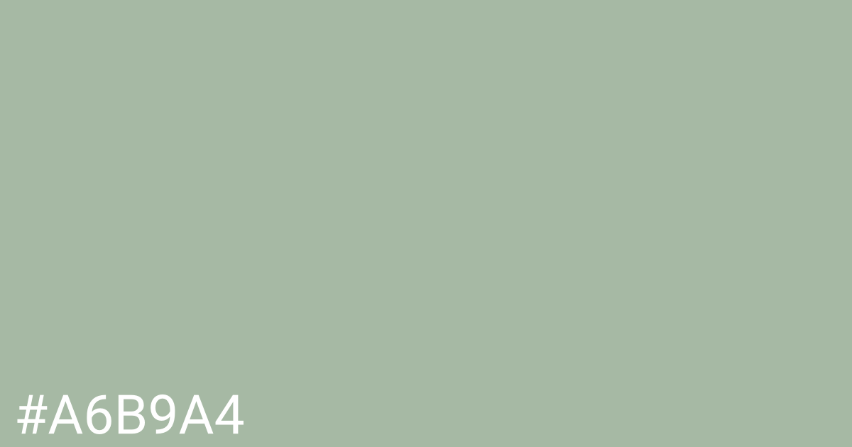 Hex color #a6b9a4 graphic