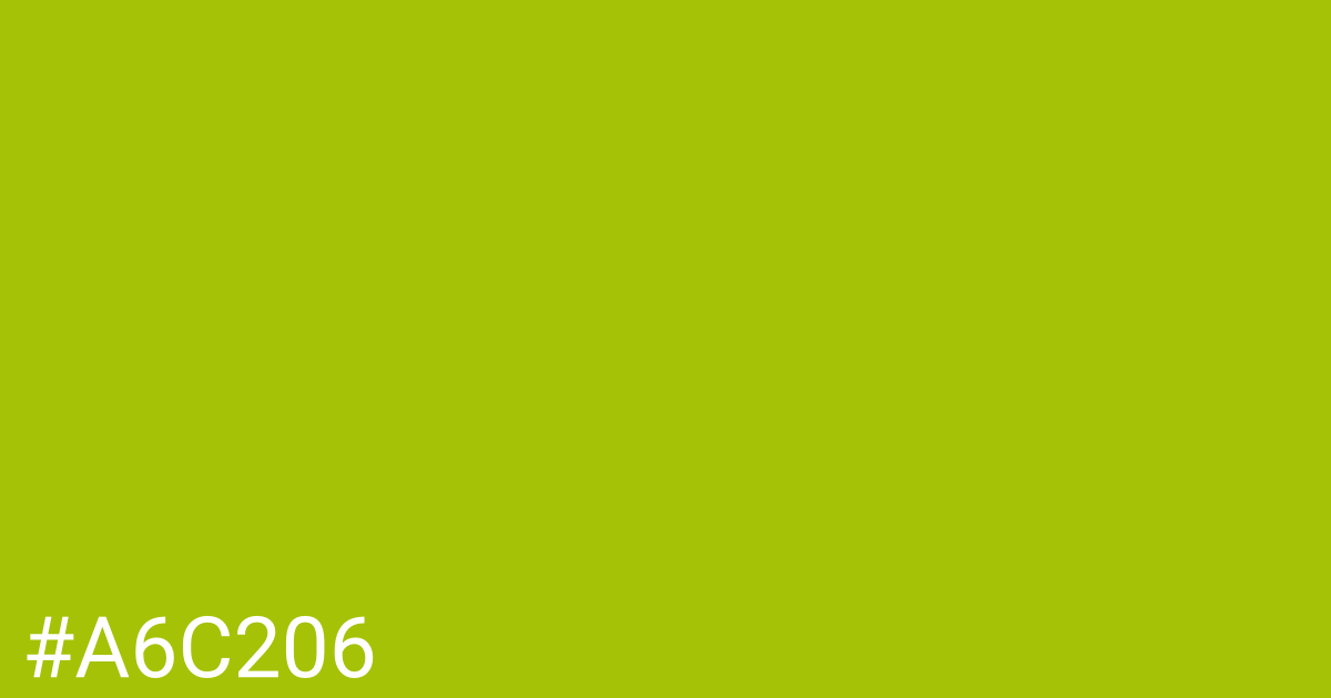 Hex color #a6c206 graphic