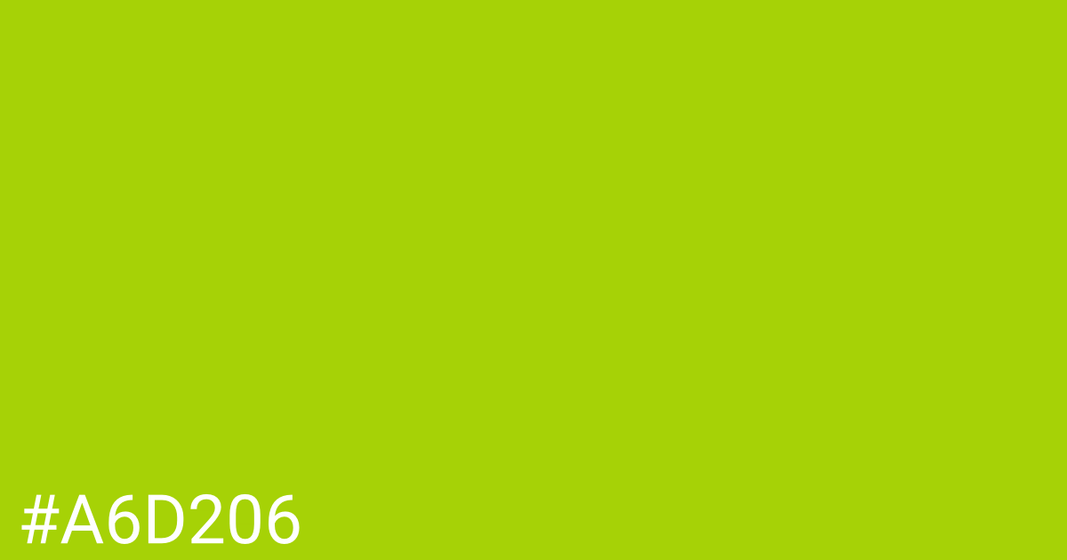 Hex color #a6d206 graphic
