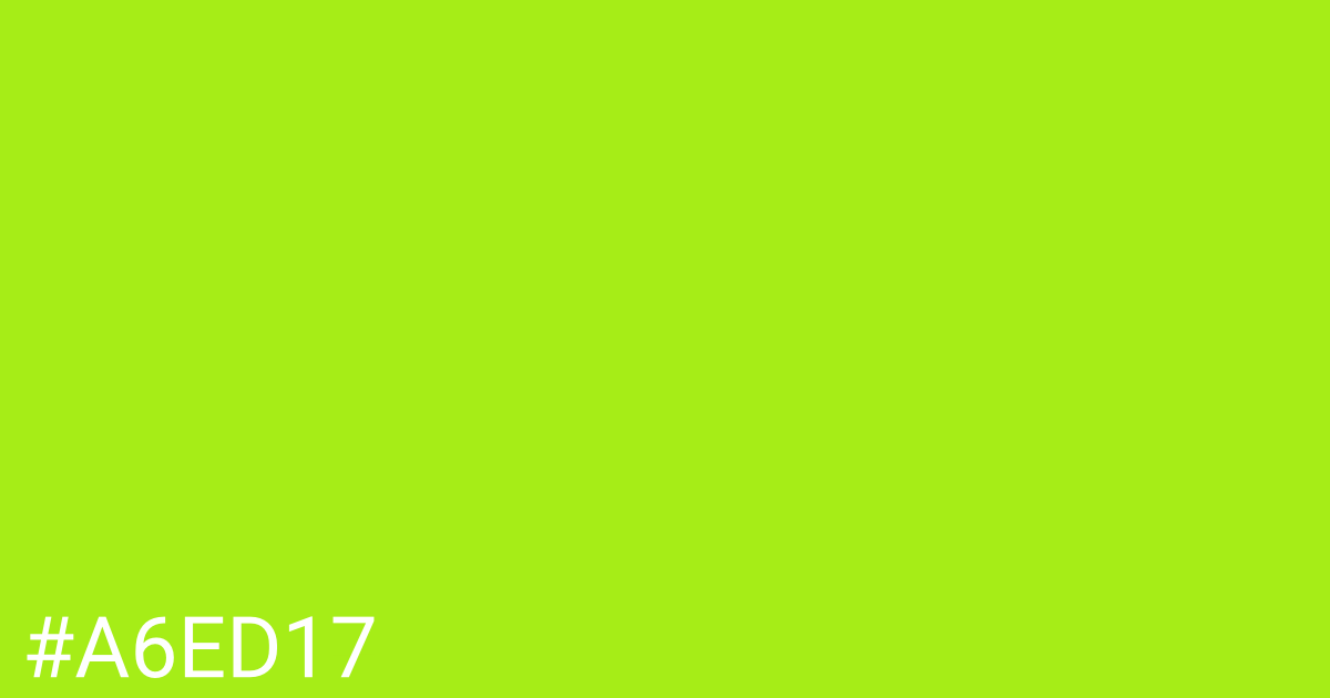 Hex color #a6ed17 graphic