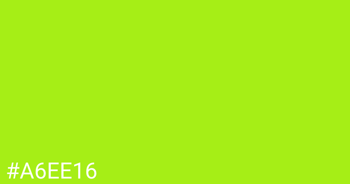 Hex color #a6ee16 graphic