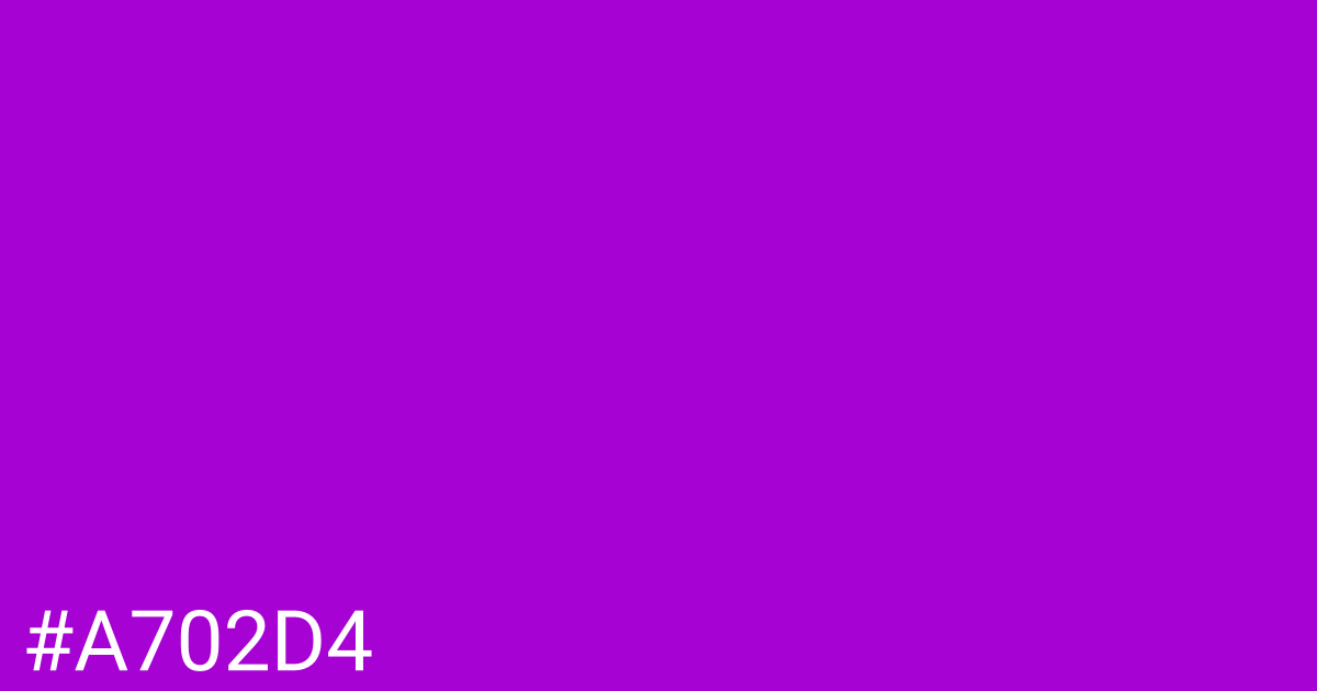 Hex color #a702d4 graphic