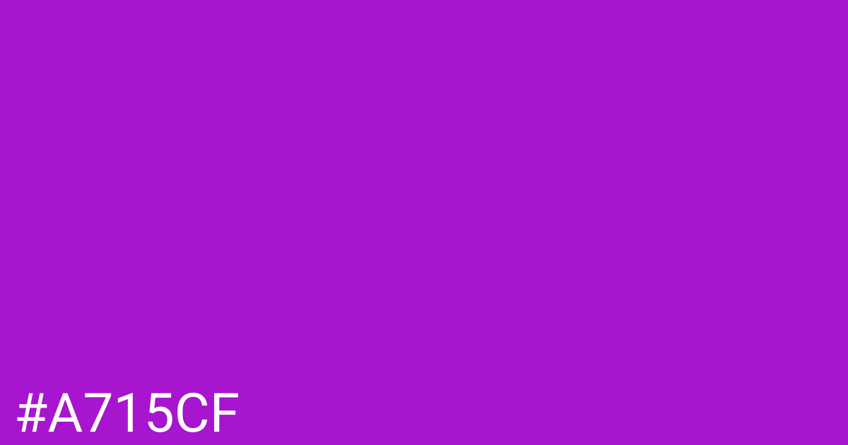 Hex color #a715cf graphic