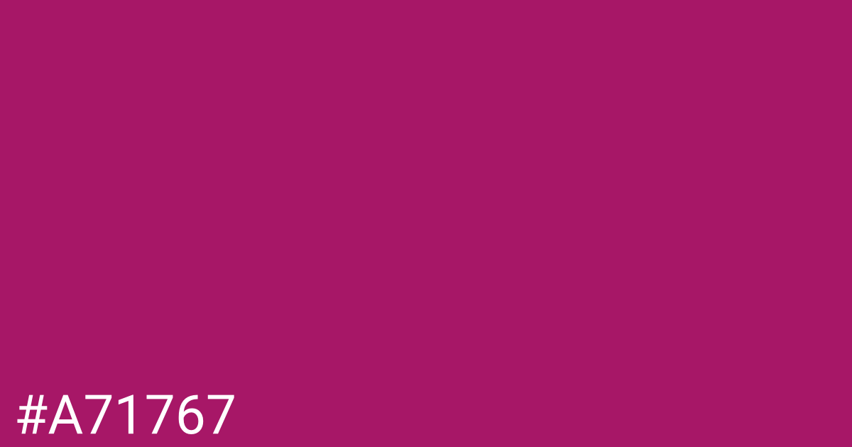 Hex color #a71767 graphic
