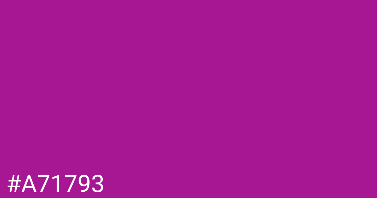 Hex color #a71793 graphic