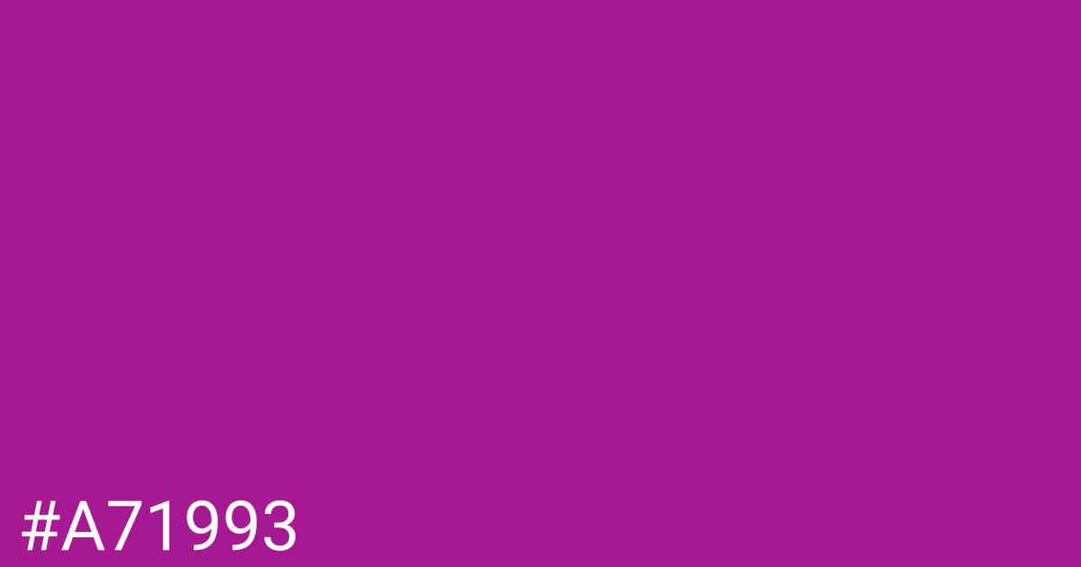 Hex color #a71993 graphic