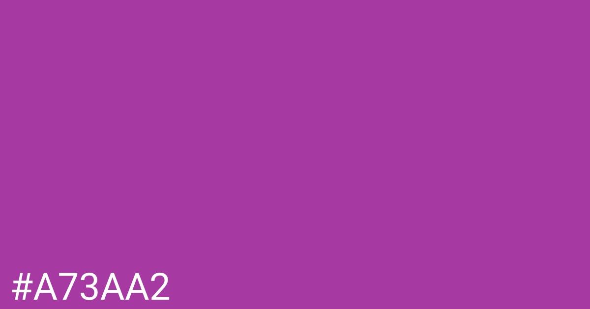 Hex color #a73aa2 graphic