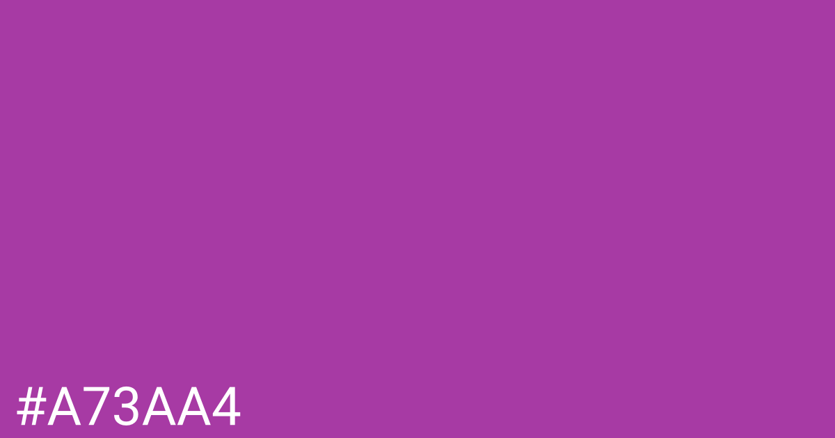 Hex color #a73aa4 graphic