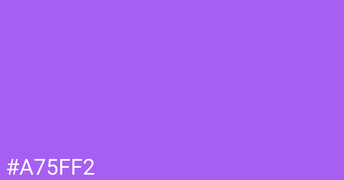 Hex color #a75ff2 graphic