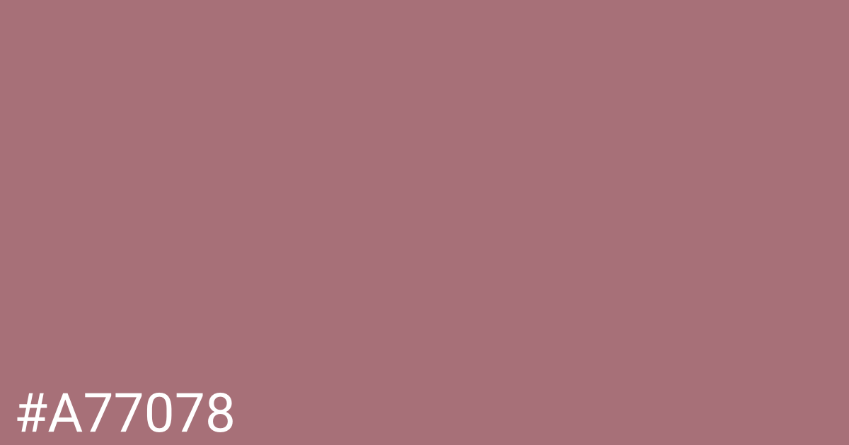 Hex color #a77078 graphic