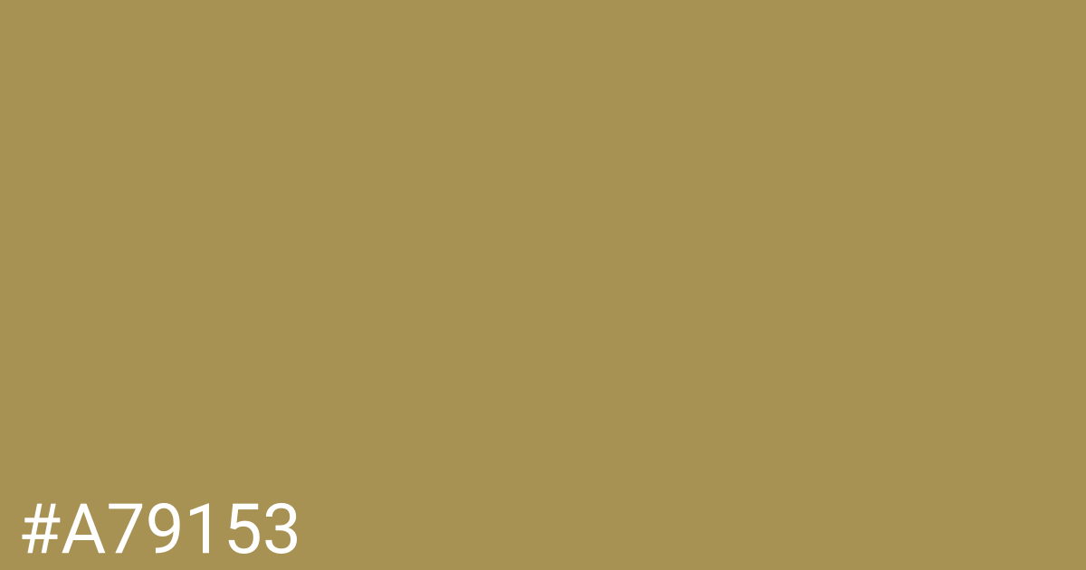 Hex color #a79153 graphic