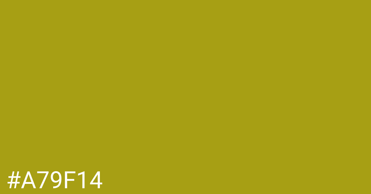 Hex color #a79f14 graphic