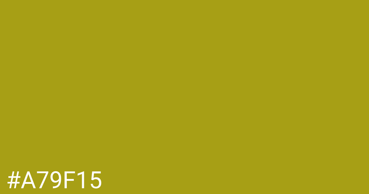 Hex color #a79f15 graphic