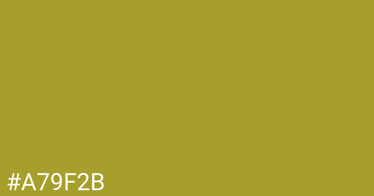 Hex color #a79f2b graphic