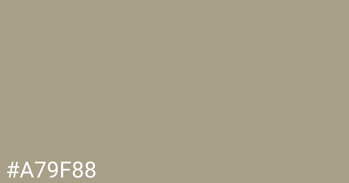 Hex color #a79f88 graphic